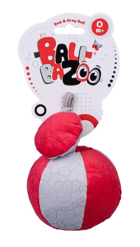 BALIBAZOO BB 80304 Piłeczka czerwono-szara BALIBAZOO BB 80304 Piłeczka czerwono-szara