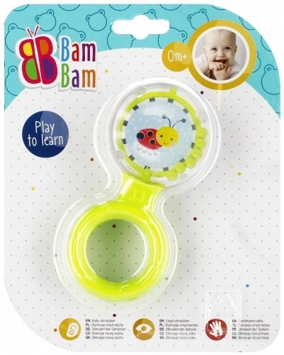 BAM BAM 482505 Grzechotka kula 16x20x6 BAM BAM 482505 Grzechotka kula 16x20x6