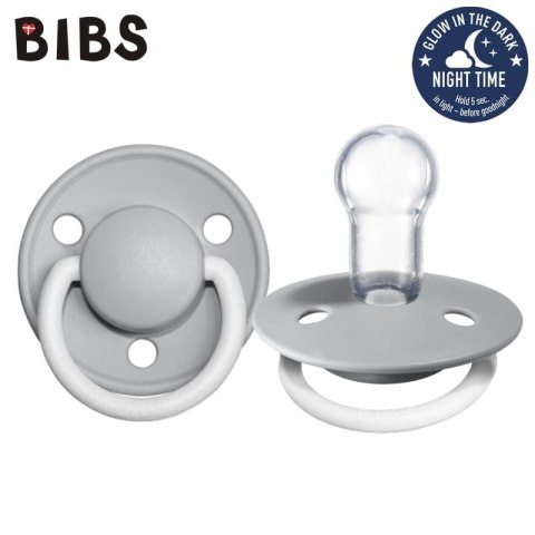 BIBS 1010272 Smoczek uspokajający DE LUX ONE SIZE CLOUD NIGHT BIBS 1010272 Smoczek uspokajający DE LUX ONE SIZE CLOUD NIGHT