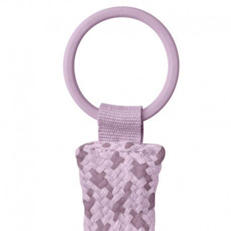 BIBS 9401111 PACIFIER BRAID zawieszka do smoczków 100% GOTS organic cotton Sky/Mauve BIBS 9401111 PACIFIER BRAID zawieszka do smoczków 100% GOTS organic cotton Sky/Mauve