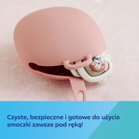 CANPOL 51/402 Silikonowe etui na smoczek szare CANPOL 51/402 Silikonowe etui na smoczek szare