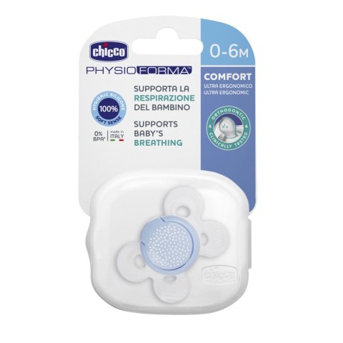 CHICCO 00074911210000 Smoczek PH COMFORT silikon 0-6m+ 1 szt CHICCO 00074911210000 Smoczek PH COMFORT silikon 0-6m+ 1 szt