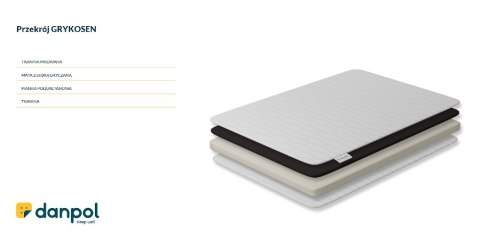 DANPOL Materac gryko-sen 120x60x7 T18B DANPOL Materac gryko-sen 120x60x7 T18B