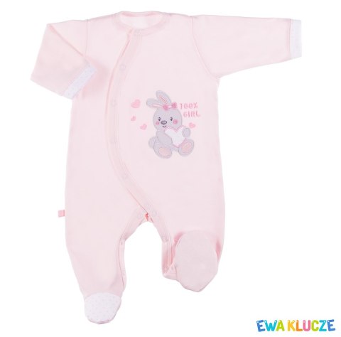 EWA 852588 NEWBORN Pajac róż 50 EWA 852588 NEWBORN Pajac róż 50
