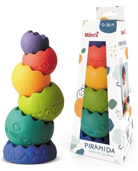 HENCZ 813 Piramida sensoryczna -Pastelowa HENCZ 813 Piramida sensoryczna -Pastelowa