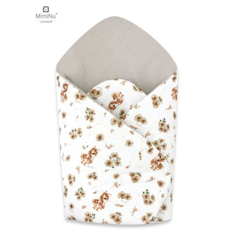 KIECZMERSKI Rożek niemowlęcy standard 75x75 cm MIMINU DESIGN Kaczuszki beż bawełna 100% KIECZMERSKI Rożek niemowlęcy standard 75x75 cm MIMINU DESIGN Kaczuszki beż bawełna 100%