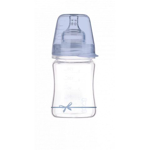 LOVI 74/104 Butelka szklana Diamond Glass 150 ml Baby Shower Boy LOVI 74/104 Butelka szklana Diamond Glass 150 ml Baby Shower Boy