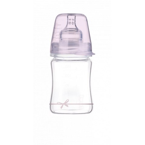 LOVI 74/104 Butelka szklana Diamond Glass 150 ml Baby Shower Girl LOVI 74/104 Butelka szklana Diamond Glass 150 ml Baby Shower Girl