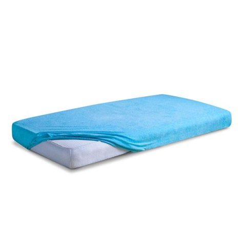 MATEX Prześcieradło FROTTE PREMIUM z gumką 70x140 [TB0026_31] turkus*
