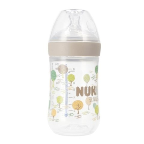 NUK 742005 Butelka 260 ml For Nature smoczek sil. M NUK 742005 Butelka 260 ml For Nature smoczek sil. M