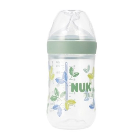 NUK 742005 Butelka 260 ml For Nature smoczek sil. M NUK 742005 Butelka 260 ml For Nature smoczek sil. M