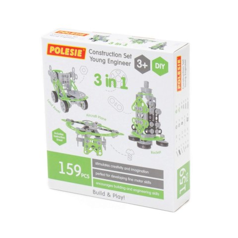 POLESIE 86662 Zestaw Wynalazca 159 elem. w pudełku POLESIE 86662 Zestaw Wynalazca 159 elem. w pudełku