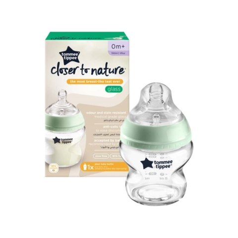 TOMMEE TIPPEE TTP 42243790 Butelka szklana 150 ml TOMMEE TIPPEE TTP 42243790 Butelka szklana 150 ml
