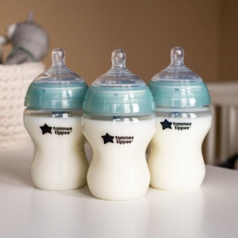 TOMMEE TIPPEE TTP422746 Butelka plastikowa anti-colic 260 ml 3pak TOMMEE TIPPEE TTP422746 Butelka plastikowa anti-colic 260 ml 3pak