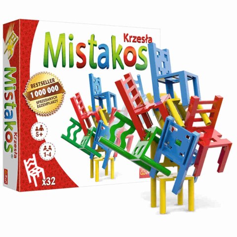 TREFL 02074 Gra Mistakos krzesła 4-os TREFL 02074 Gra Mistakos krzesła 4-os