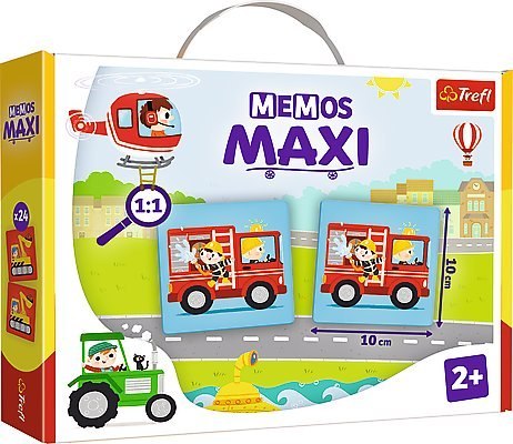 TREFL 02267 Gra Memos Maxi Pojazdy TREFL 02267 Gra Memos Maxi Pojazdy