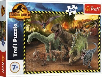 TREFL 13287 Puzzle 200 Dinozaury z Parku Jurajskiego TREFL 13287 Puzzle 200 Dinozaury z Parku Jurajskiego