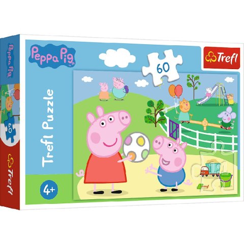 TREFL 17356 Puzzle 60 el. Zabawy w gronie przyjaciół Peppa TREFL 17356 Puzzle 60 el. Zabawy w gronie przyjaciół Peppa