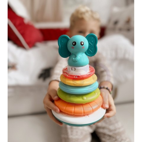 WOOPIE 47443 Piramida Wieża Interaktywna Słonik z Obrężą WOOPIE 47443 Piramida Wieża Interaktywna Słonik z Obrężą