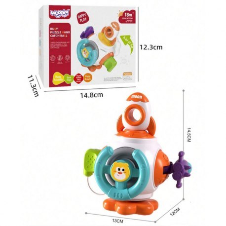 WOOPIE 49997 Piłka kosmiczna rakieta 6w1 Montesso WOOPIE 49997 Piłka kosmiczna rakieta 6w1 Montesso