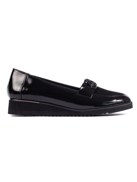 Eleganckie lordsy damskie czarne - 36