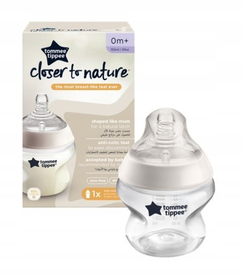 TOMMEE TIPPEE TTP42240090 Butelka plastikowa 150 ml TOMMEE TIPPEE TTP42240090 Butelka plastikowa 150 ml