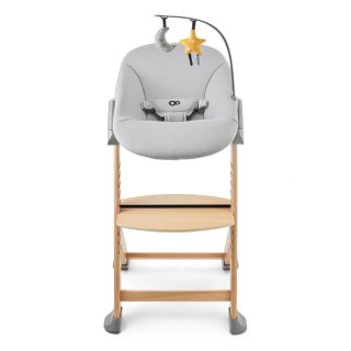 KINDERKRAFT Krzesełko do karmienia ENOCK + bujaczek CALMEE GREY
