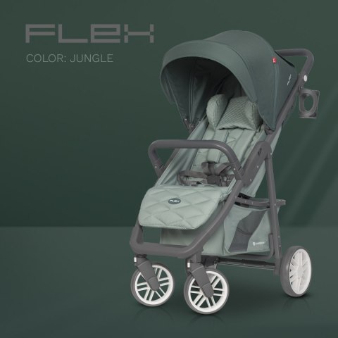 EURO-CART Wózek dziecięcy FLEX JUNGLE 2021 EURO-CART Wózek dziecięcy FLEX JUNGLE 2021