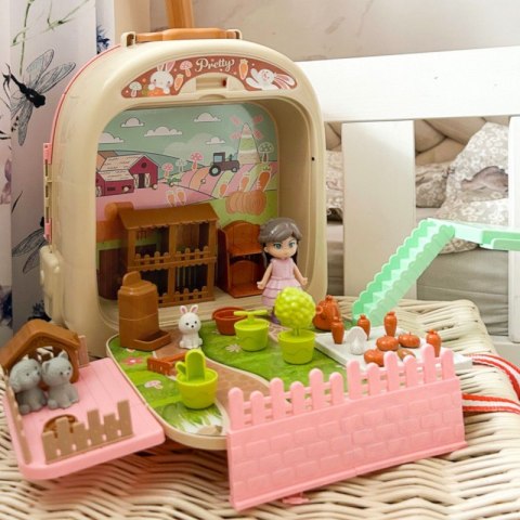 WOOPIE 50070 Królik w Plecaku 3w1 Domek i Farma WOOPIE 50070 Królik w Plecaku 3w1 Domek i Farma