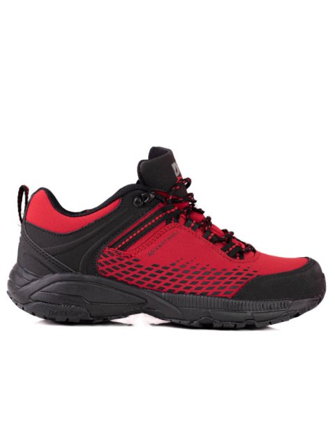 Buty trekkingowe damskie na grubej podeszwie DK czerwone - 40 Buty trekkingowe damskie na grubej podeszwie DK czerwone - 40