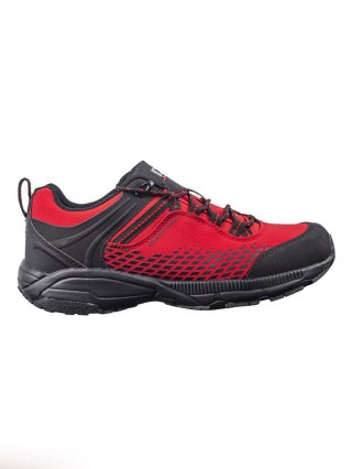 Buty trekkingowe męskie na grubej podeszwie DK czerwone Aqua Softshell - 45