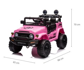 MILLY MALLY Pojazd na akumulator Toyota FJ Cruiser pink
