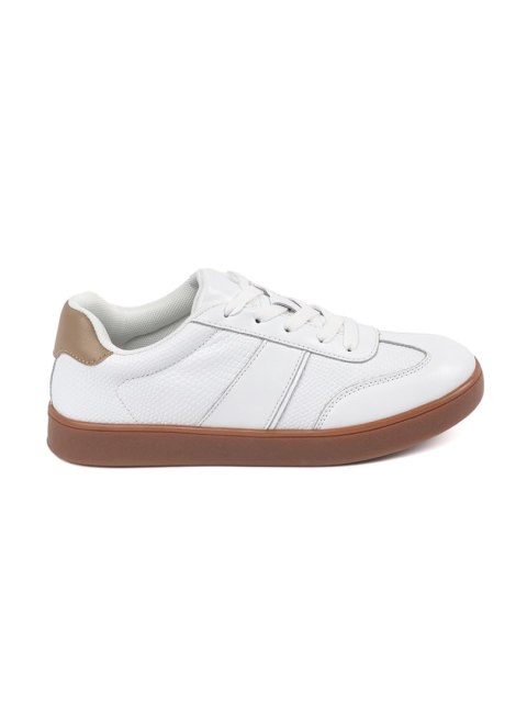 Zamszowe białe sneakersy Sergio Leone - 40 Zamszowe białe sneakersy Sergio Leone - 40