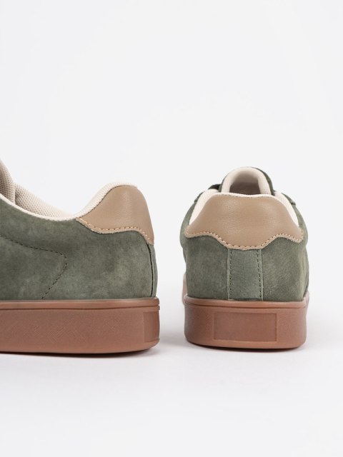Zamszowe zielone sneakersy Sergio Leone - 38 Zamszowe zielone sneakersy Sergio Leone - 38