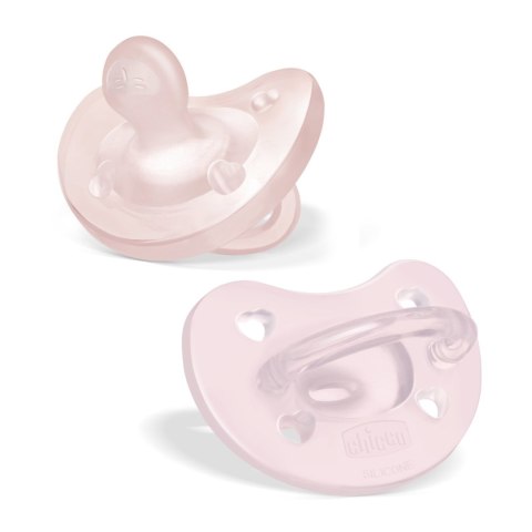 CHICCO 00073087110000 Smoczek PF SOFT pink 6-16m 2 szt CHICCO 00073087110000 Smoczek PF SOFT pink 6-16m 2 szt