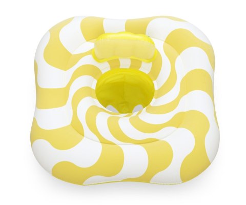 BESTWAY 32298 Siedzisko do nauki pływania Kwadrat Swim Safer Comfort Plush Żółte fale 76x76 BESTWAY 32298 Siedzisko do nauki pływania Kwadrat Swim Safer Comfort Plush Żółte fale 76x76
