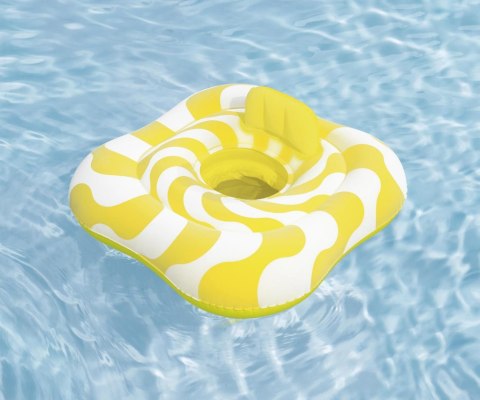 BESTWAY 32298 Siedzisko do nauki pływania Kwadrat Swim Safer Comfort Plush Żółte fale 76x76 BESTWAY 32298 Siedzisko do nauki pływania Kwadrat Swim Safer Comfort Plush Żółte fale 76x76