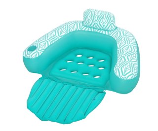 BESTWAY 43719 Fotel-leżak do pływania z oparciem Miętowy 1,45x1,2