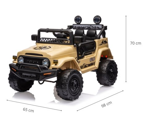 MILLY MALLY 5731 Pojazd na akumulator Toyota FJ Cruiser Khaki