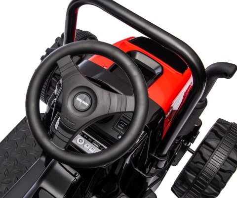 MILLY MALLY 5741 Pojazd na akumulator Traktor z przyczepą Farmer Red
