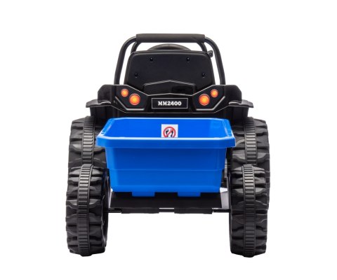MILLY MALLY 5742 Pojazd na akumulator Traktor z przyczepą Farmer Blue