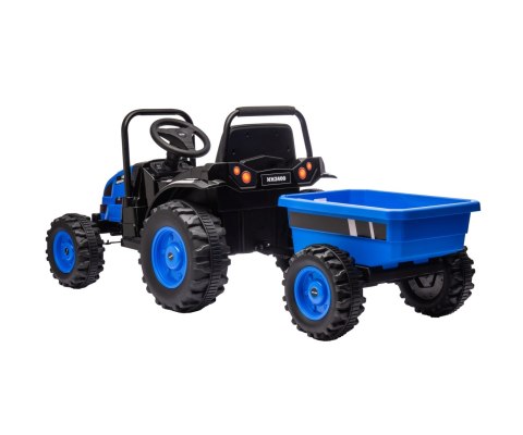 MILLY MALLY 5742 Pojazd na akumulator Traktor z przyczepą Farmer Blue