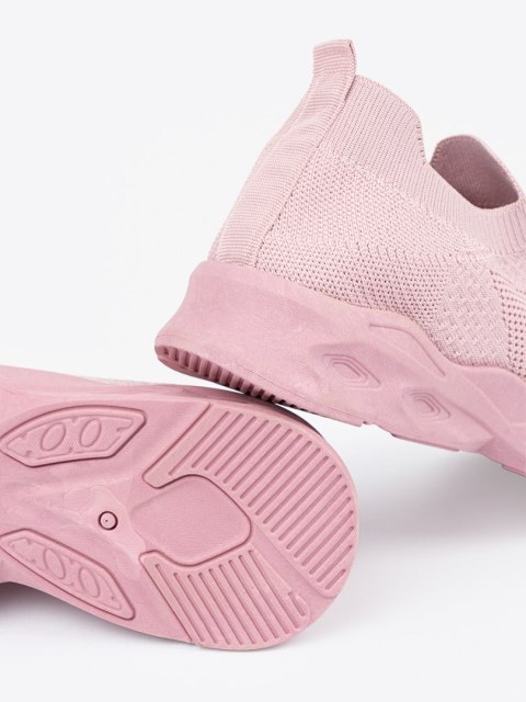 Różowe buty sportowe skarpetkowe - 37 Różowe buty sportowe skarpetkowe - 37