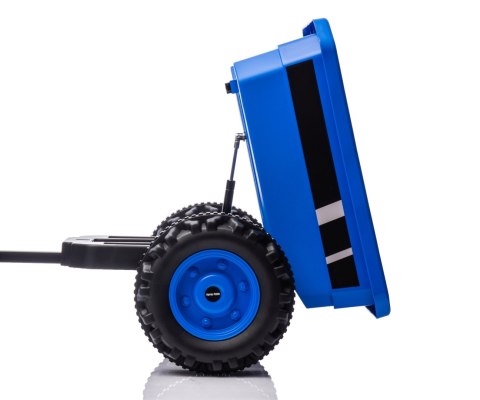 MILLY MALLY 5742 Pojazd na akumulator Traktor z przyczepą Farmer Blue