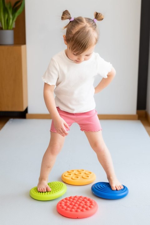 TULLO 615 Dyski sensoryczne różne faktury - 4 szt. TULLO 615 Dyski sensoryczne różne faktury - 4 szt.