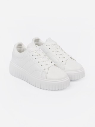 Białe sneakersy damskie - 40