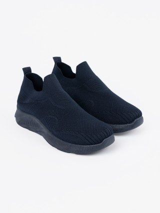 Damskie wsuwane buty sportowe granatowe - 39