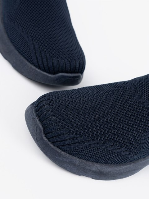 Damskie wsuwane buty sportowe granatowe - 39 Damskie wsuwane buty sportowe granatowe - 39