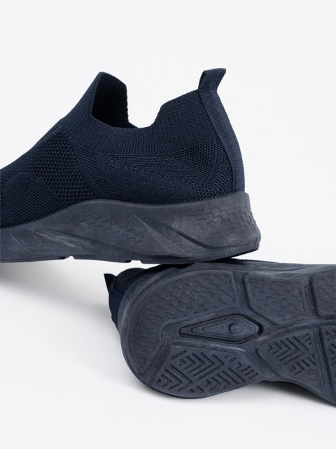 Damskie wsuwane buty sportowe granatowe - 39 Damskie wsuwane buty sportowe granatowe - 39