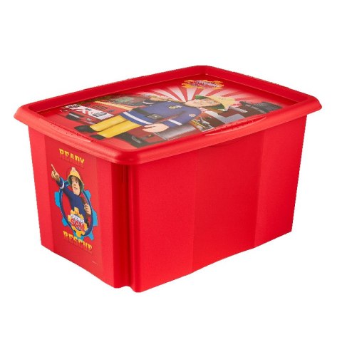 KEEEPER KAROLINA FIREMAN SAM Pojemnik z pokrywą 45l czerwony KEEEPER KAROLINA FIREMAN SAM Pojemnik z pokrywą 45l czerwony